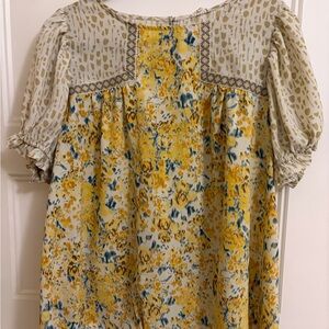 JODIFL Cream & Olive Print Camisole